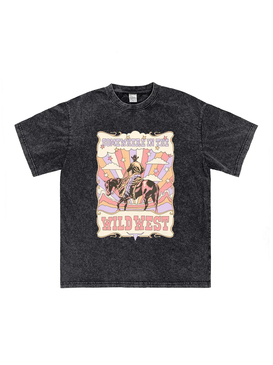 In The Wild West Cowboy Knight T-shirt