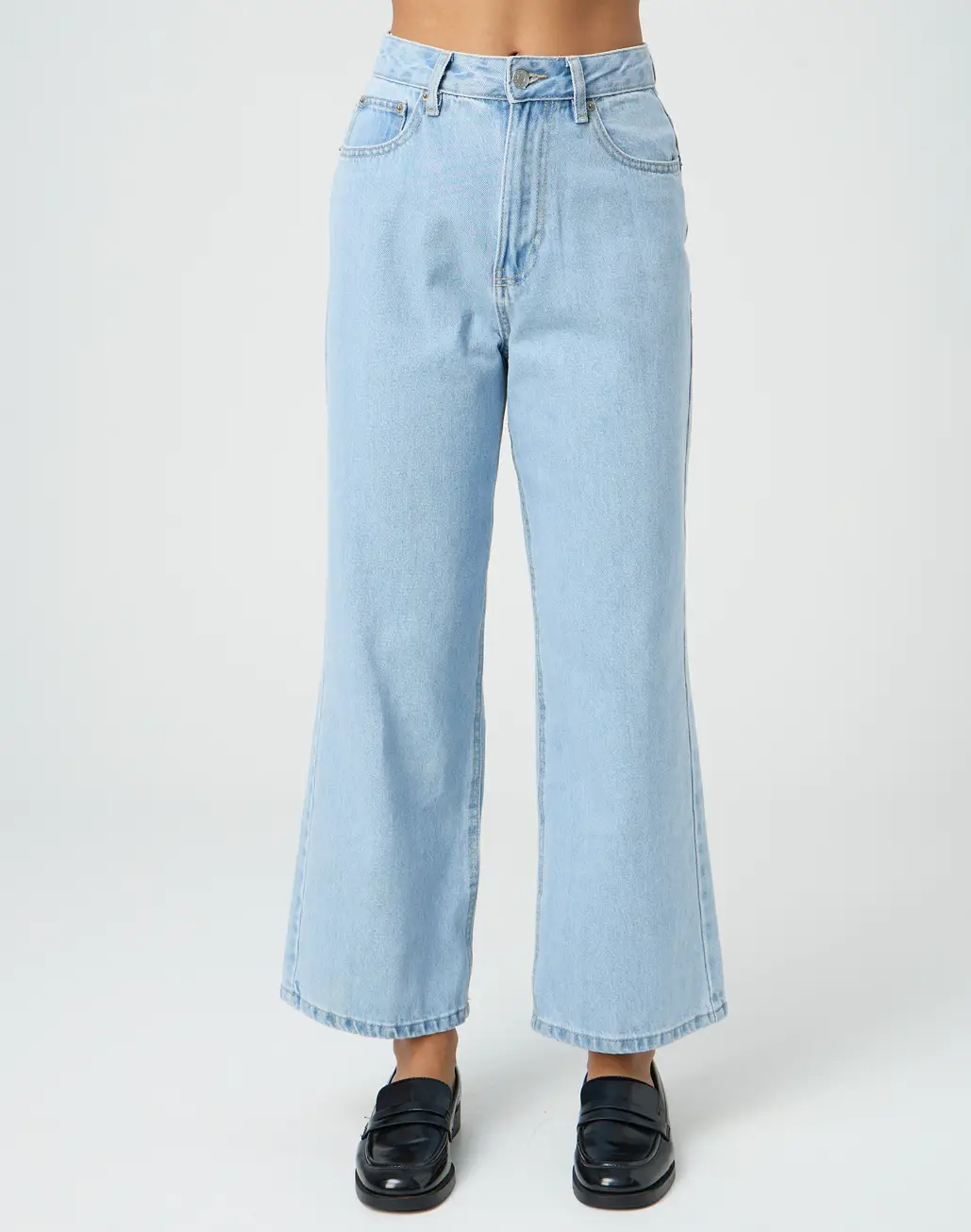 Wide Leg Cropped Jean