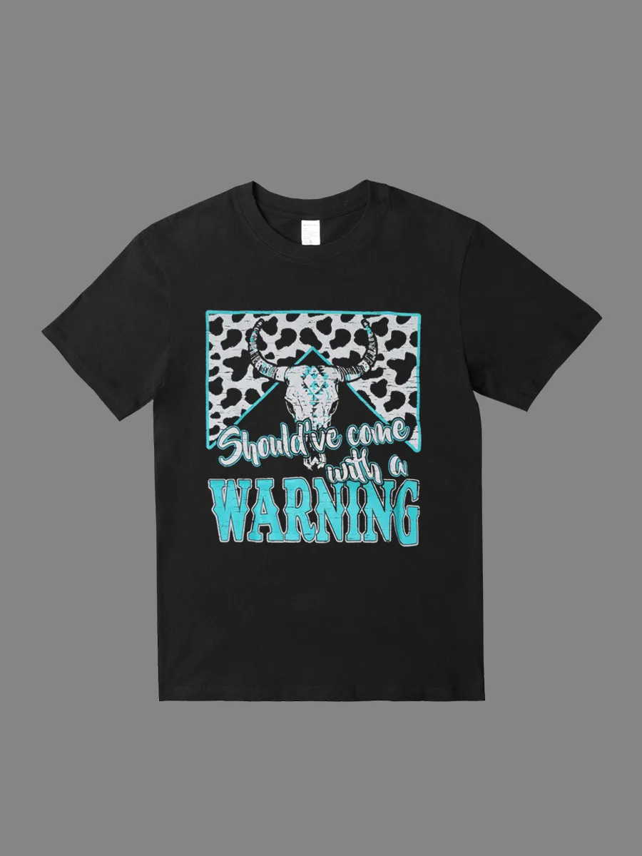 Warning Bull Bone Tee