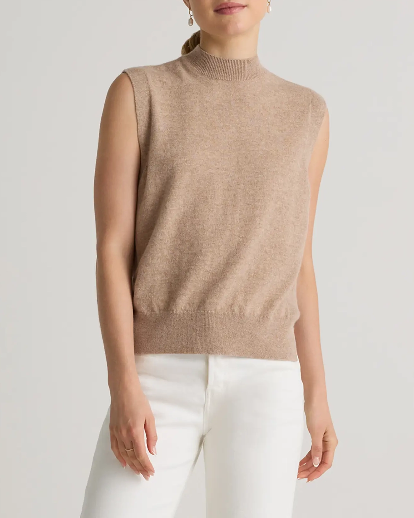 Mock Neck Sweater Vest