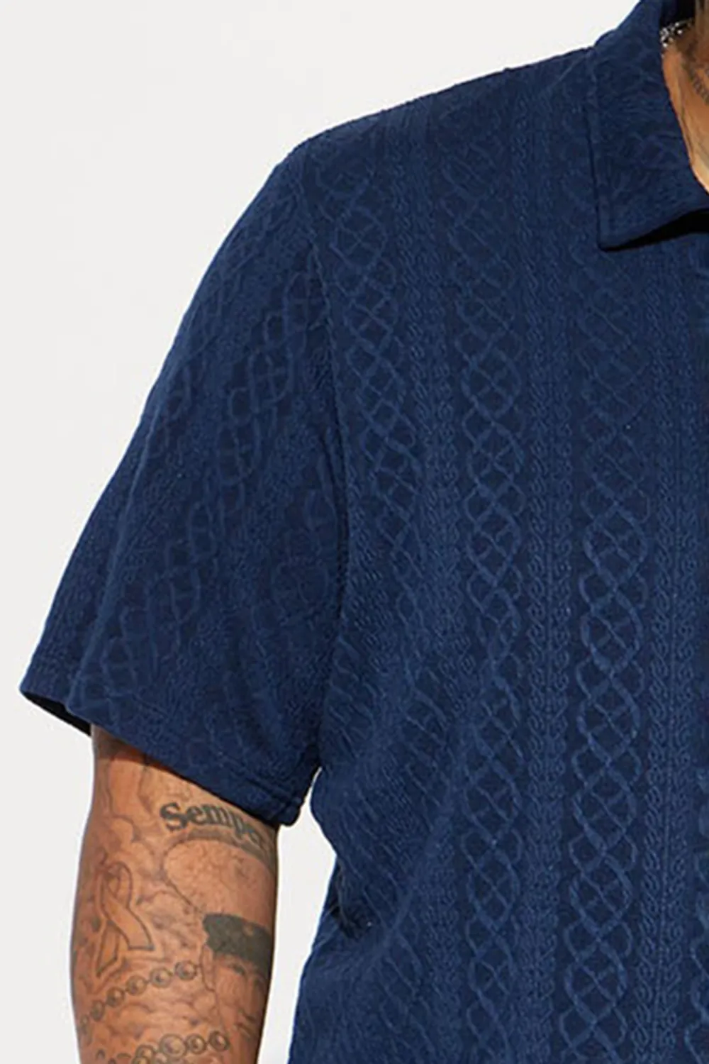 Zig Zag Road Short Sleeve Polo