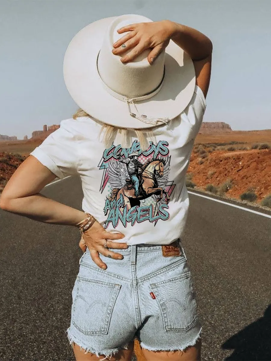 Western Desert Pattern T-shirt