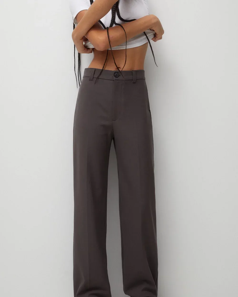 Smart Straight-leg Trousers