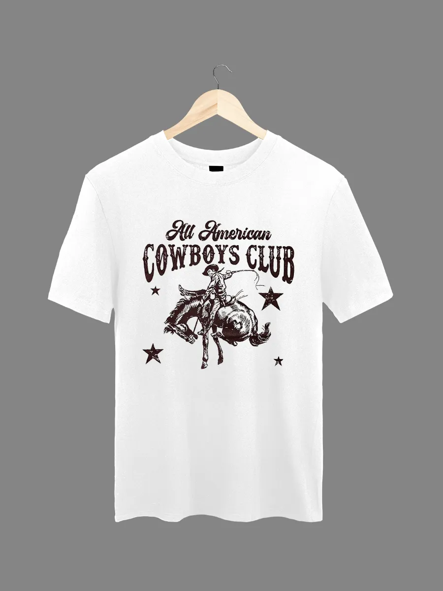 All American Cowboy Club T-shirt