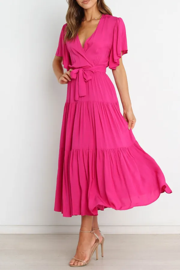 BARKER DRESS - PINK