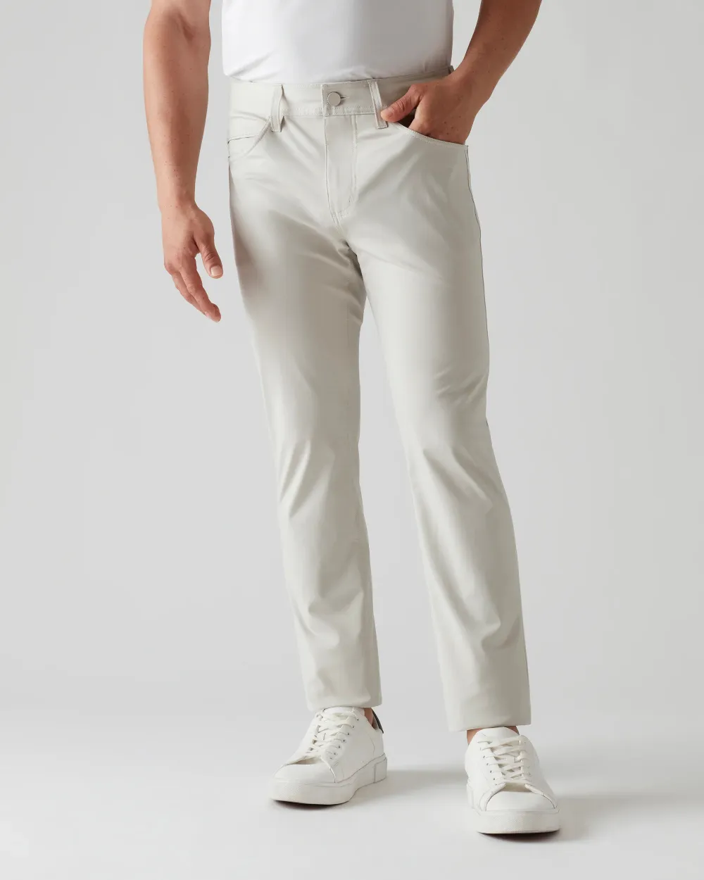 Men's Pleated Front Casual Pants