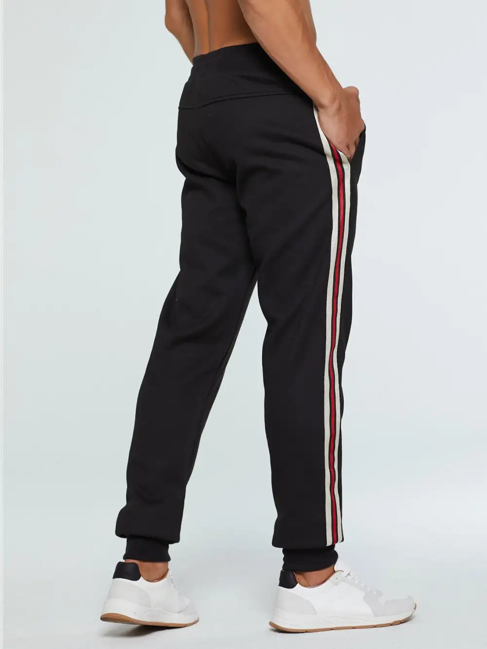 Teddy Lined Side Stripe Joggers