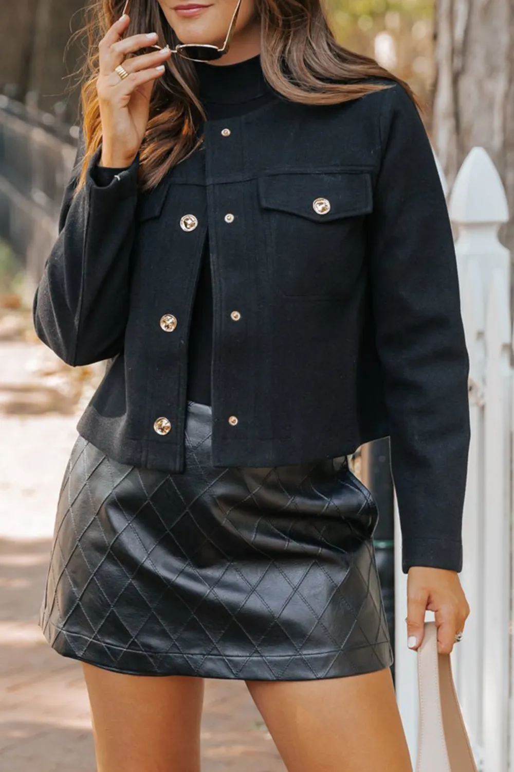 Black Structured Jacket