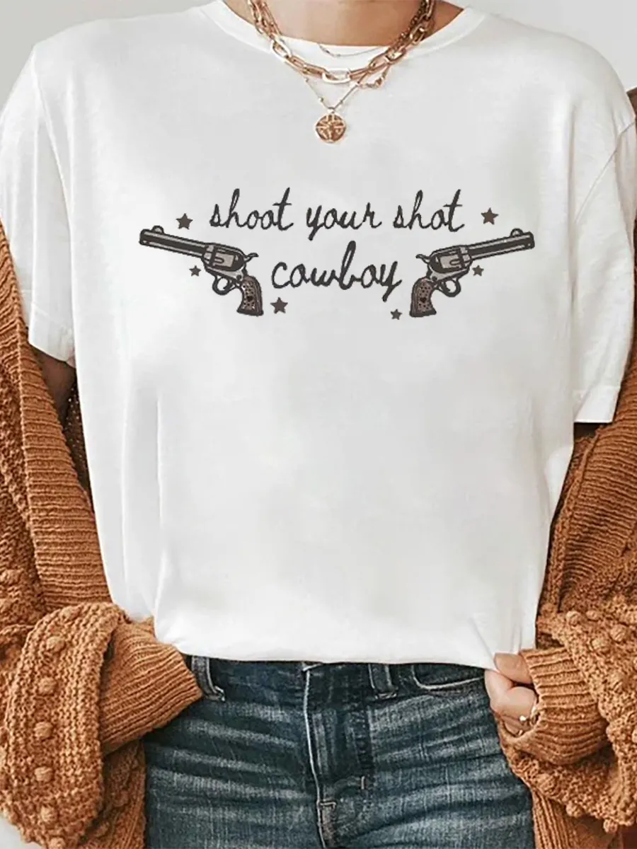 Shoot Your Shot Cowboy T-shirt