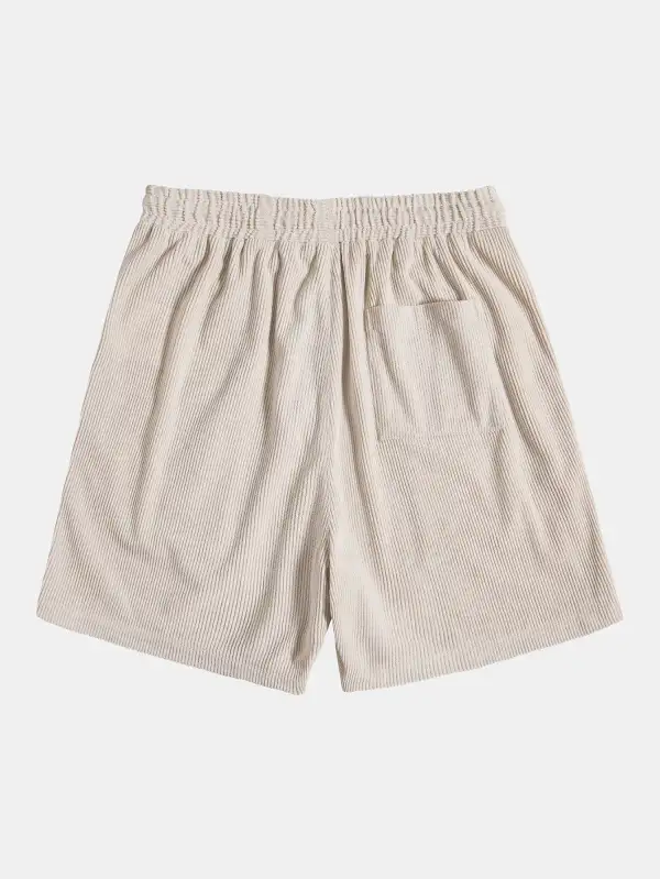 Corduroy Drawstring Shorts