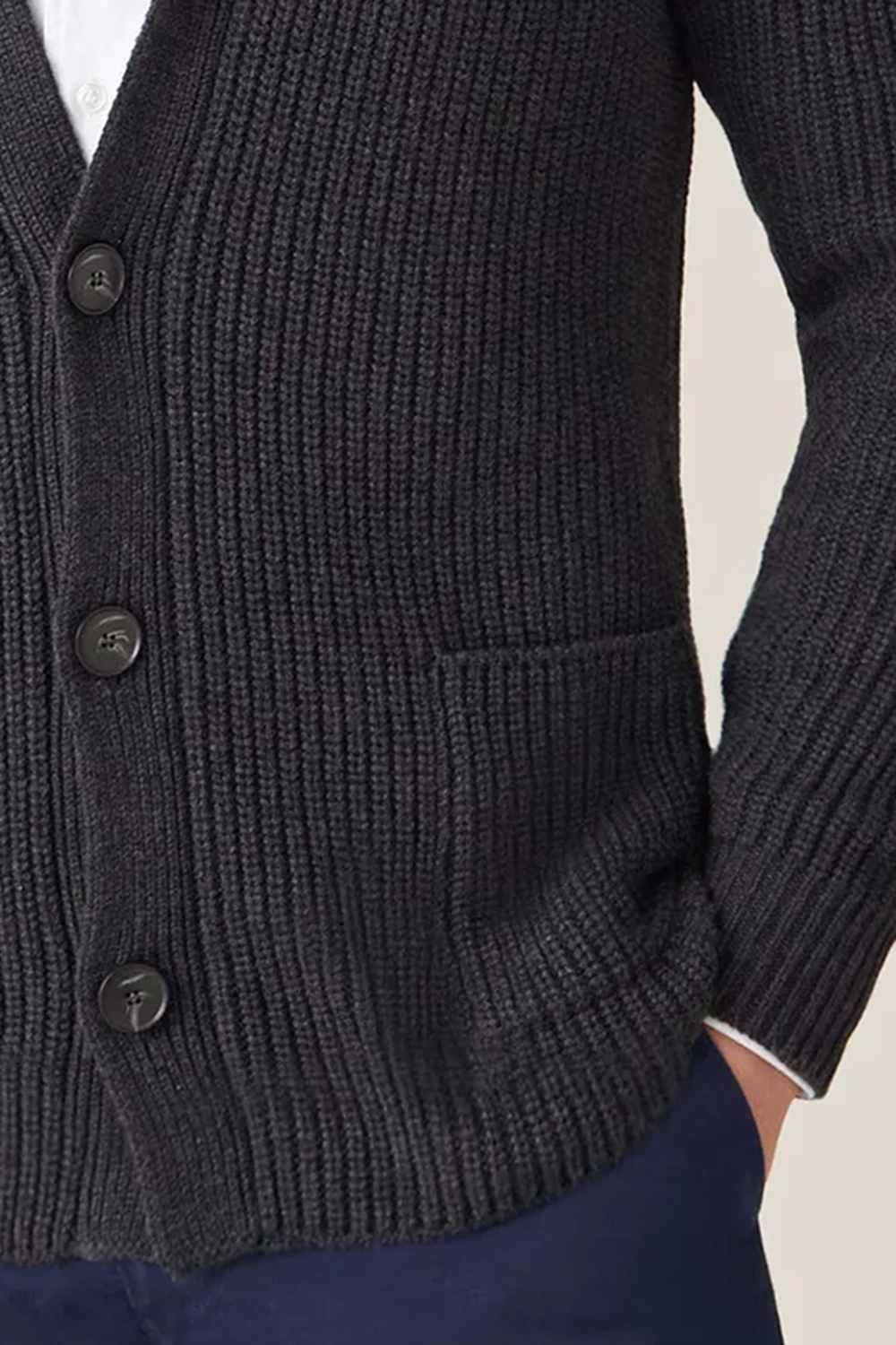 Comfortable Relaxed Fit Shawl Cardigan