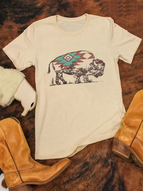 Buffalo Aztec T-Shirt