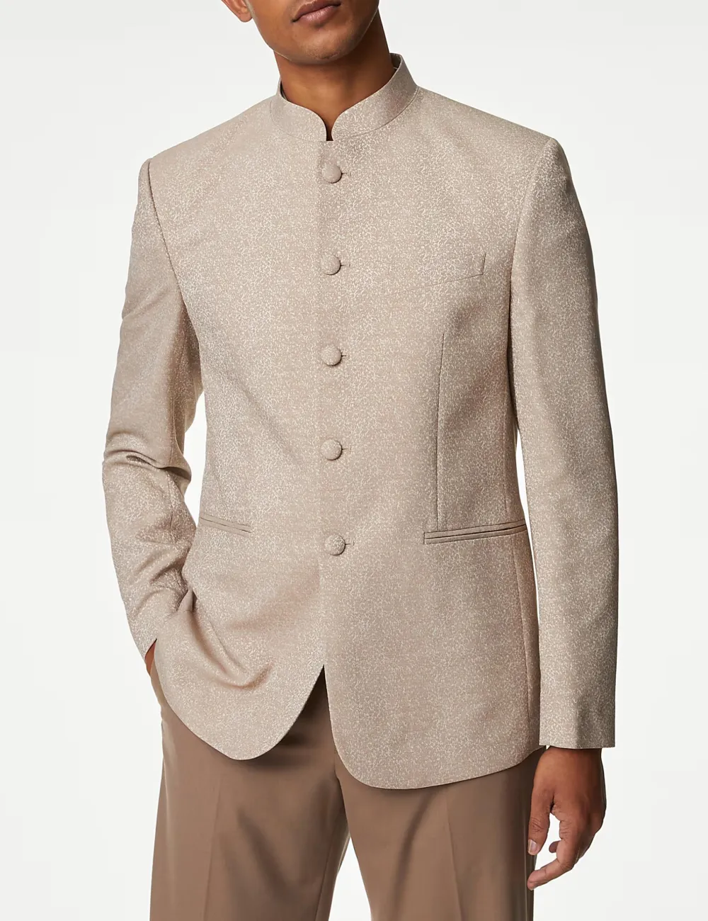 Textured Jacquard Jacket