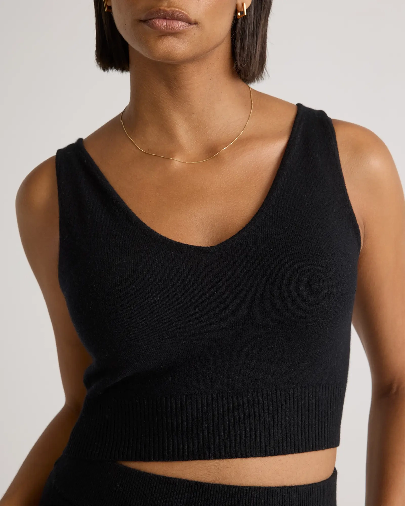 Lambskin Fabric Material Tank