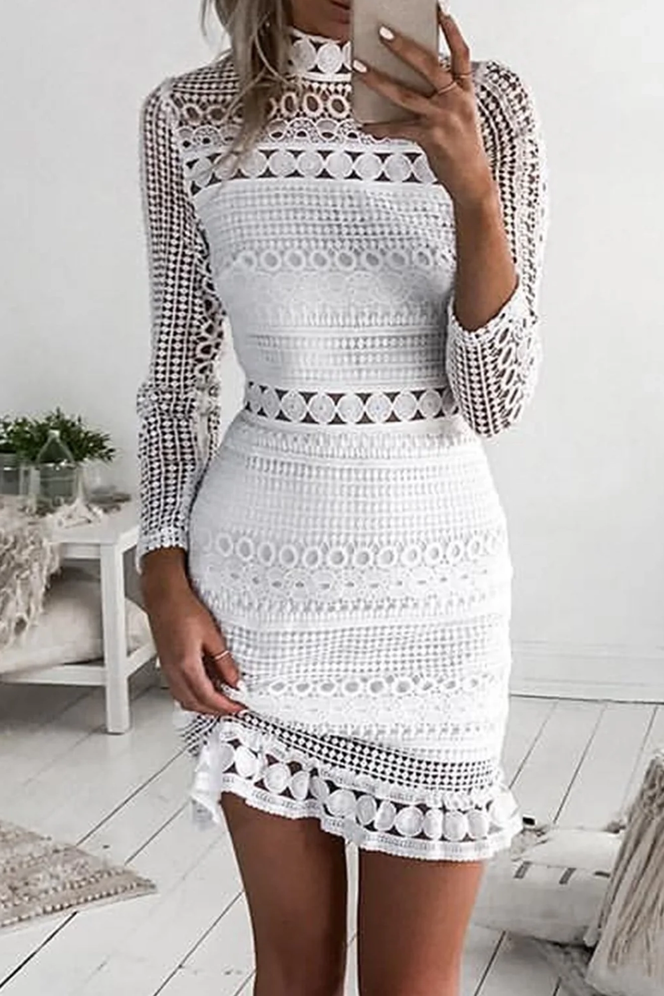 Riverdale Dress (White) - BEST SELLING