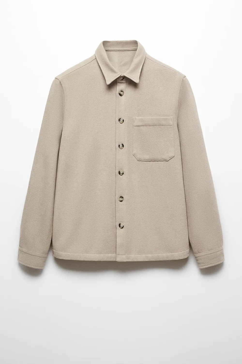 Regular-fit overshirt with pocket