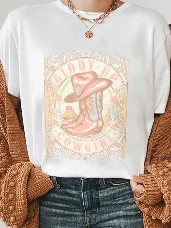 giddy up gowgirl tee