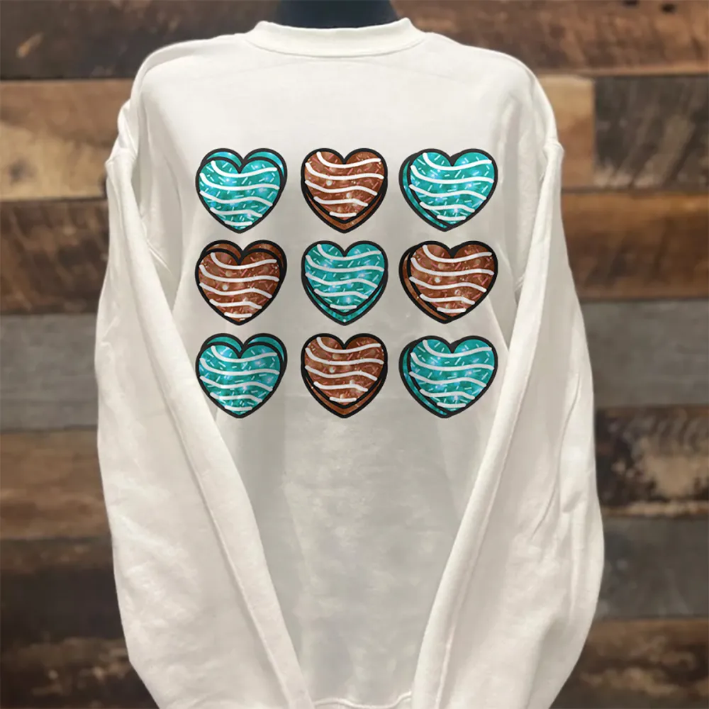 Valentine's Day Love Slogan Pattern Sports Shirt