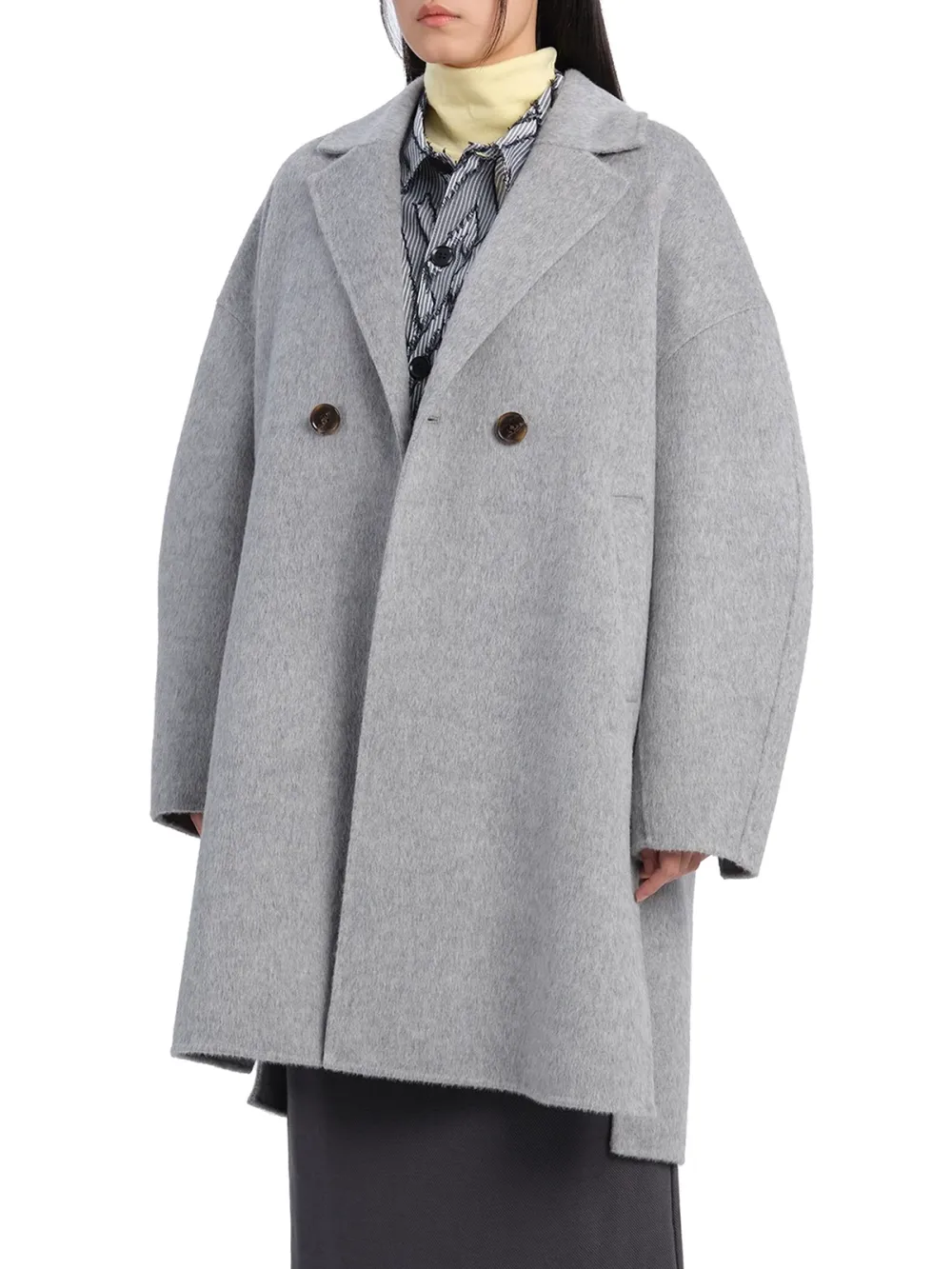 Melange Double Face Coat