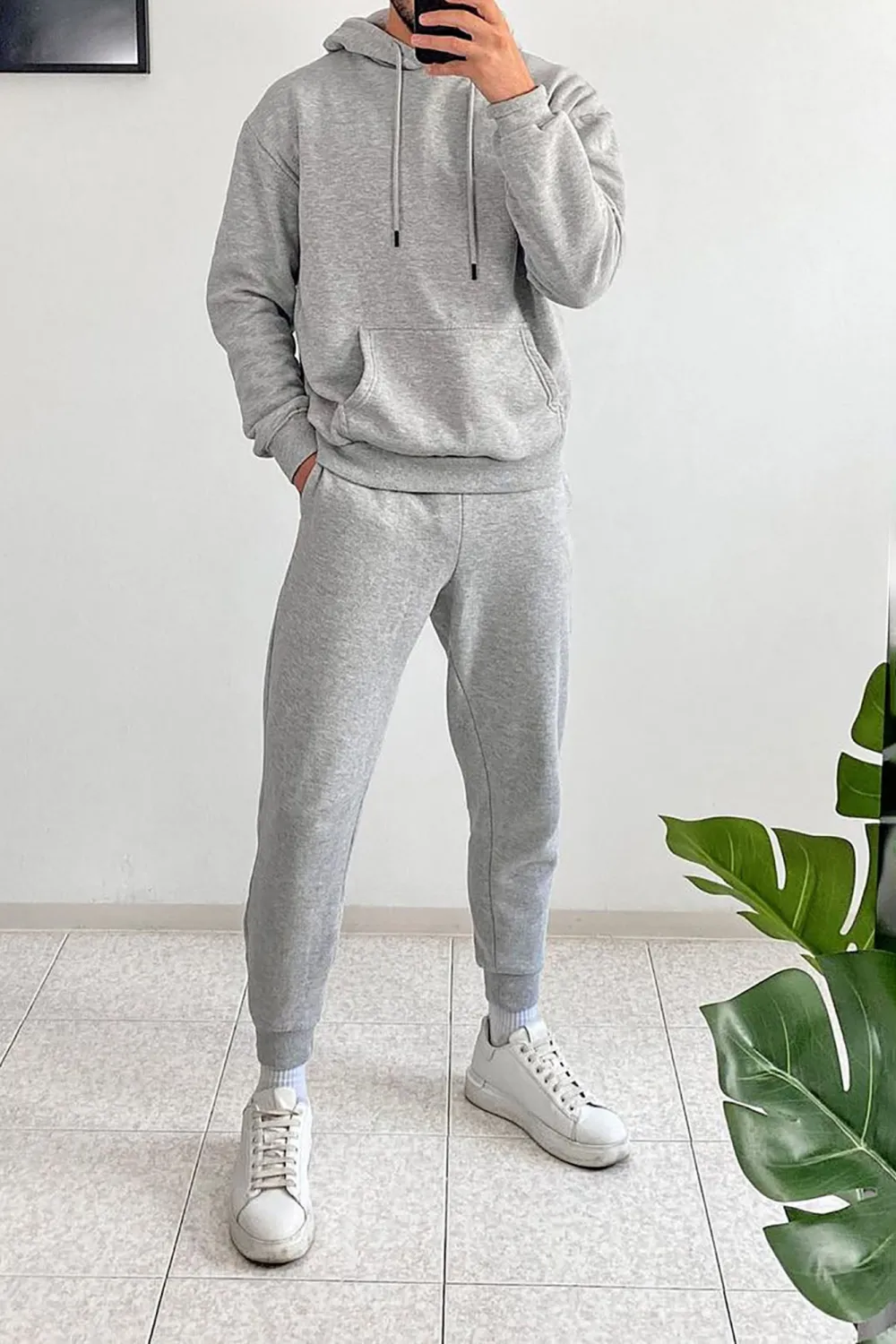 Slight Stretch Tyson Hoodie - Heather Grey