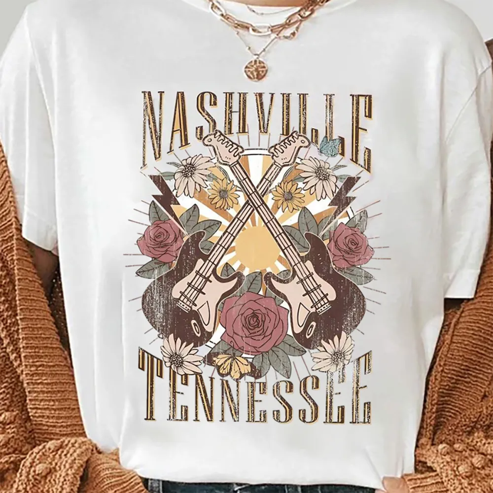 Country Music City Guitarist T-Shirt