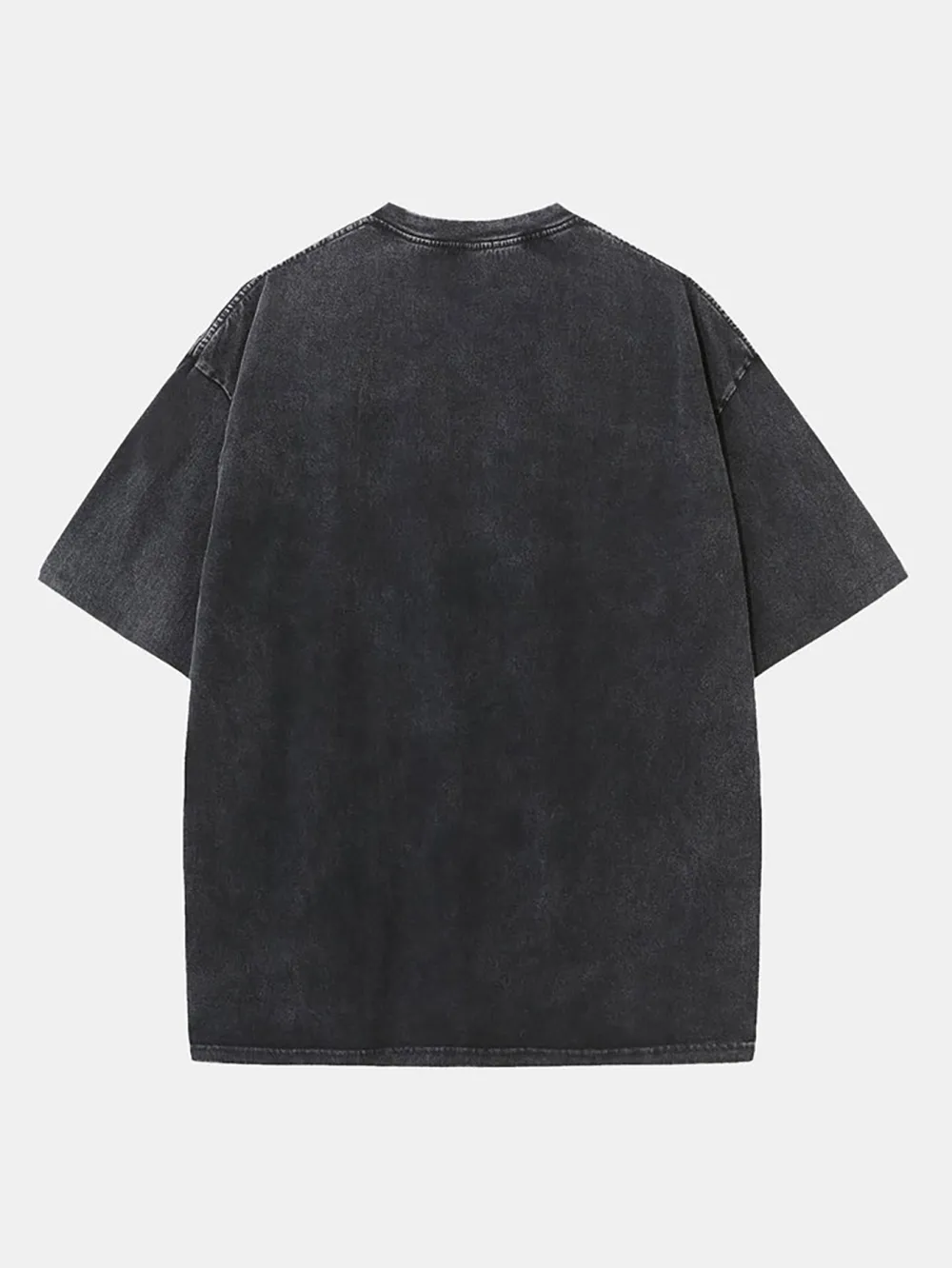 Washed Distressed Drop Shoulder T-Shirt