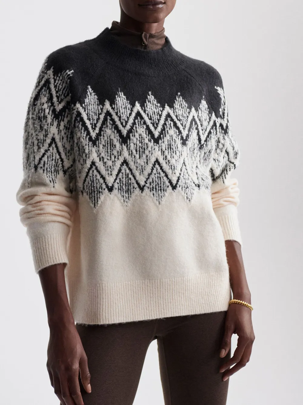 Siren Relaxed Jacquard Sweater