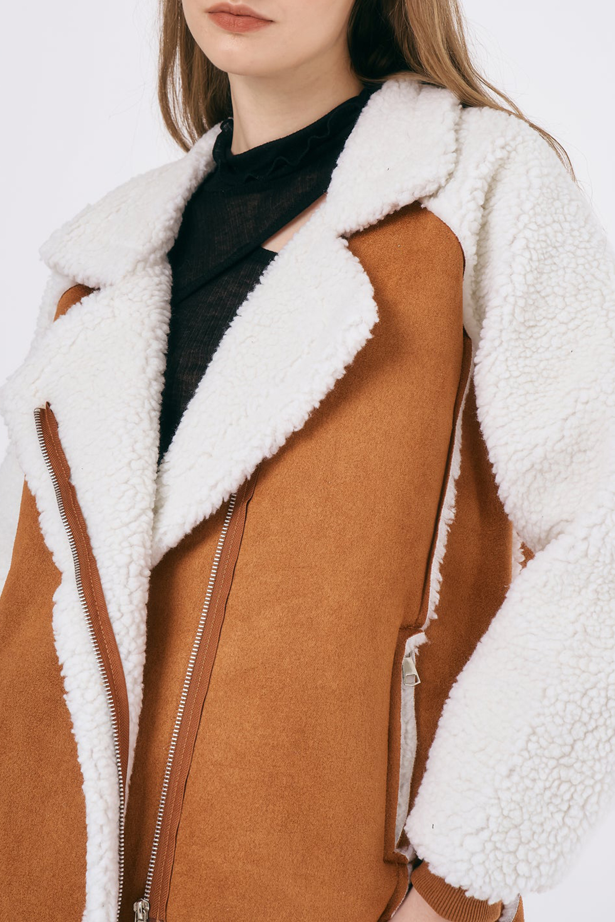 Gianna Faux Shearling Jacket