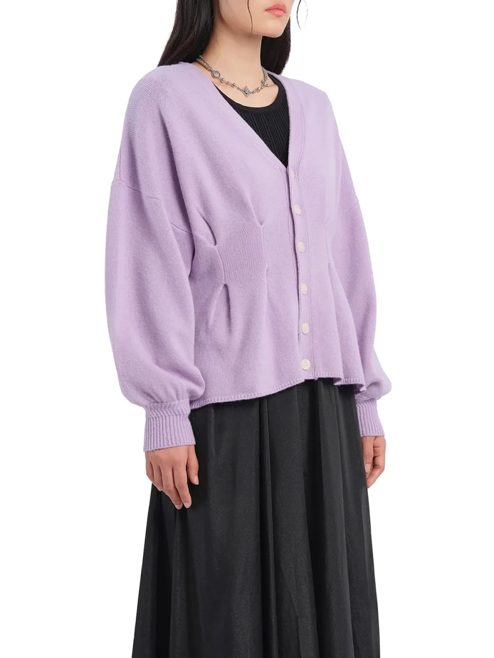 Lilac Victorian Cardigan