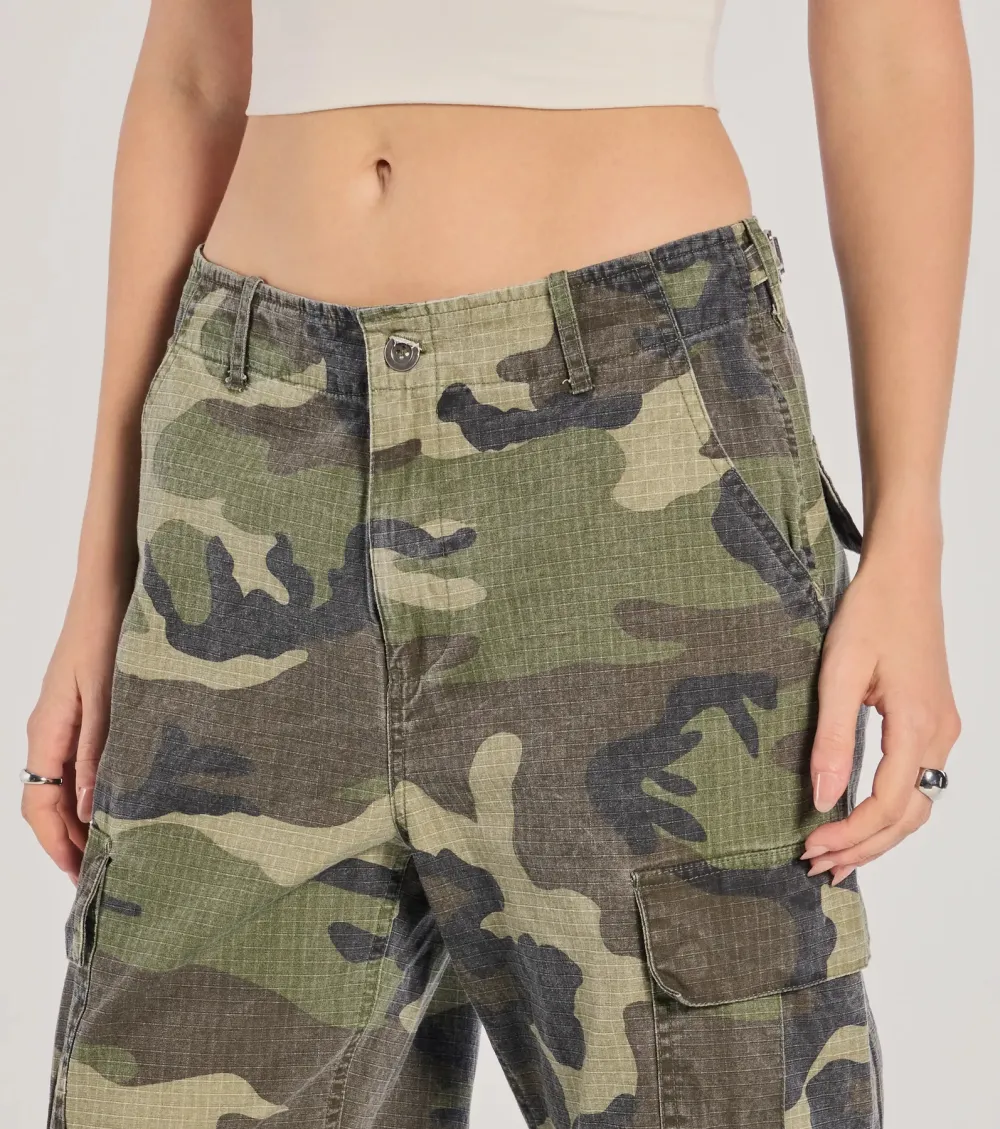 Cool Girl Energy Camo Cargo Pants