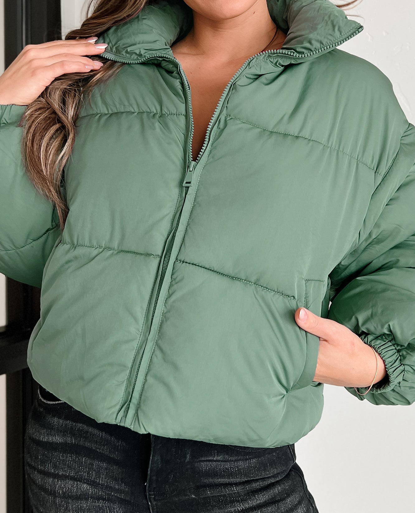 Changing Climate Detachable Sleeve Puffer Jacket