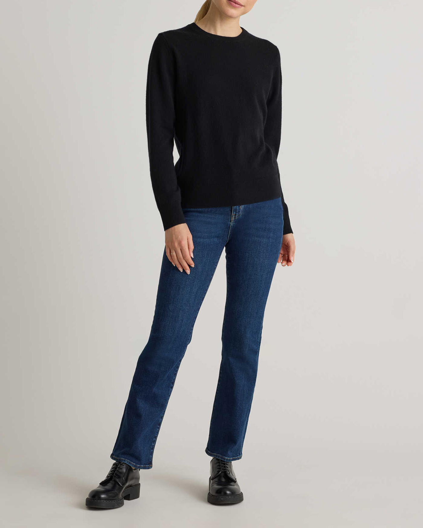 Regular Mongolian Cashmere Crewneck Sweater