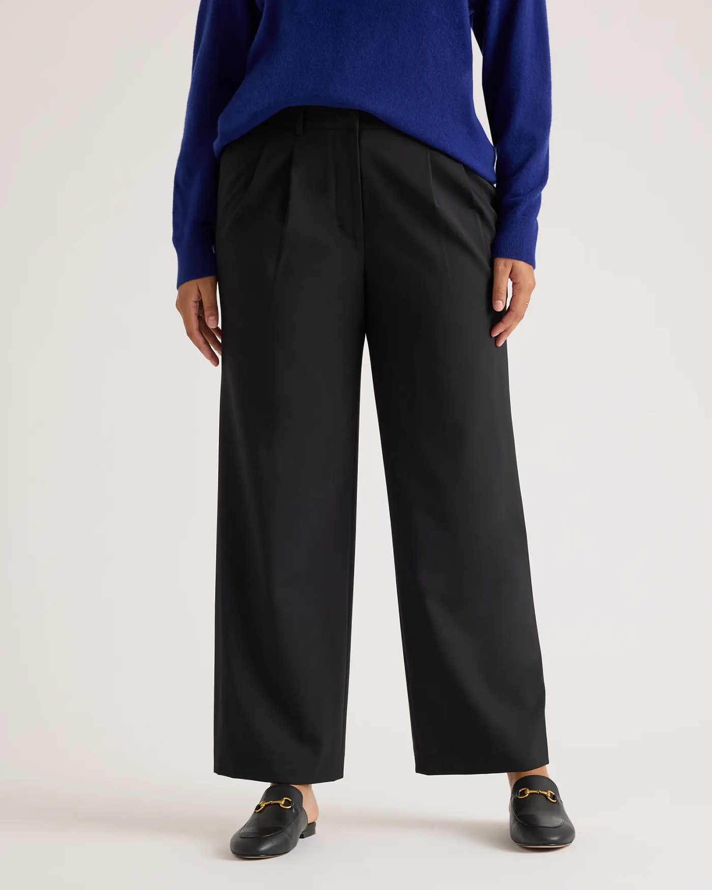 Italian Wool Pleated Trouser