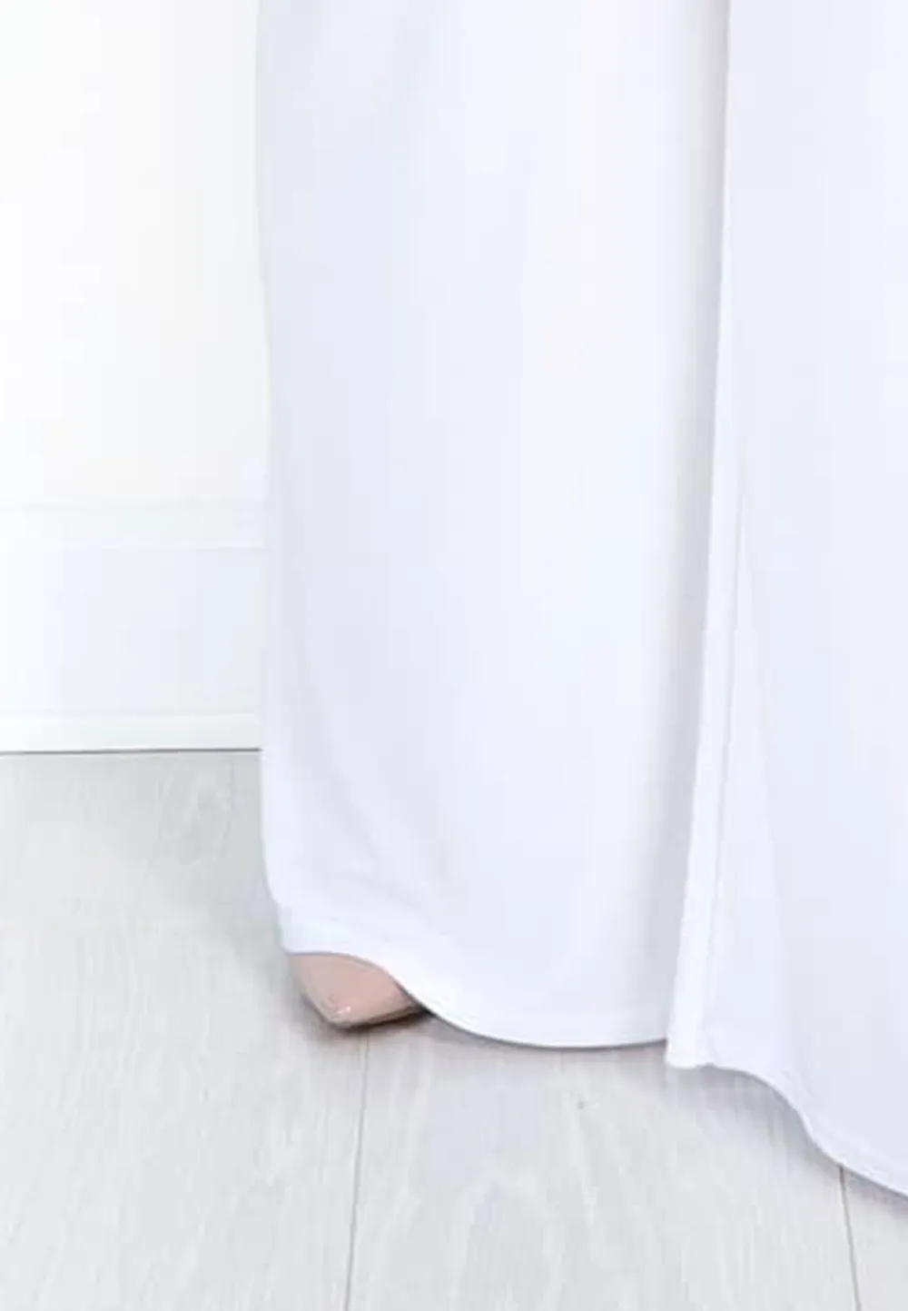 White Palazzo Trousers