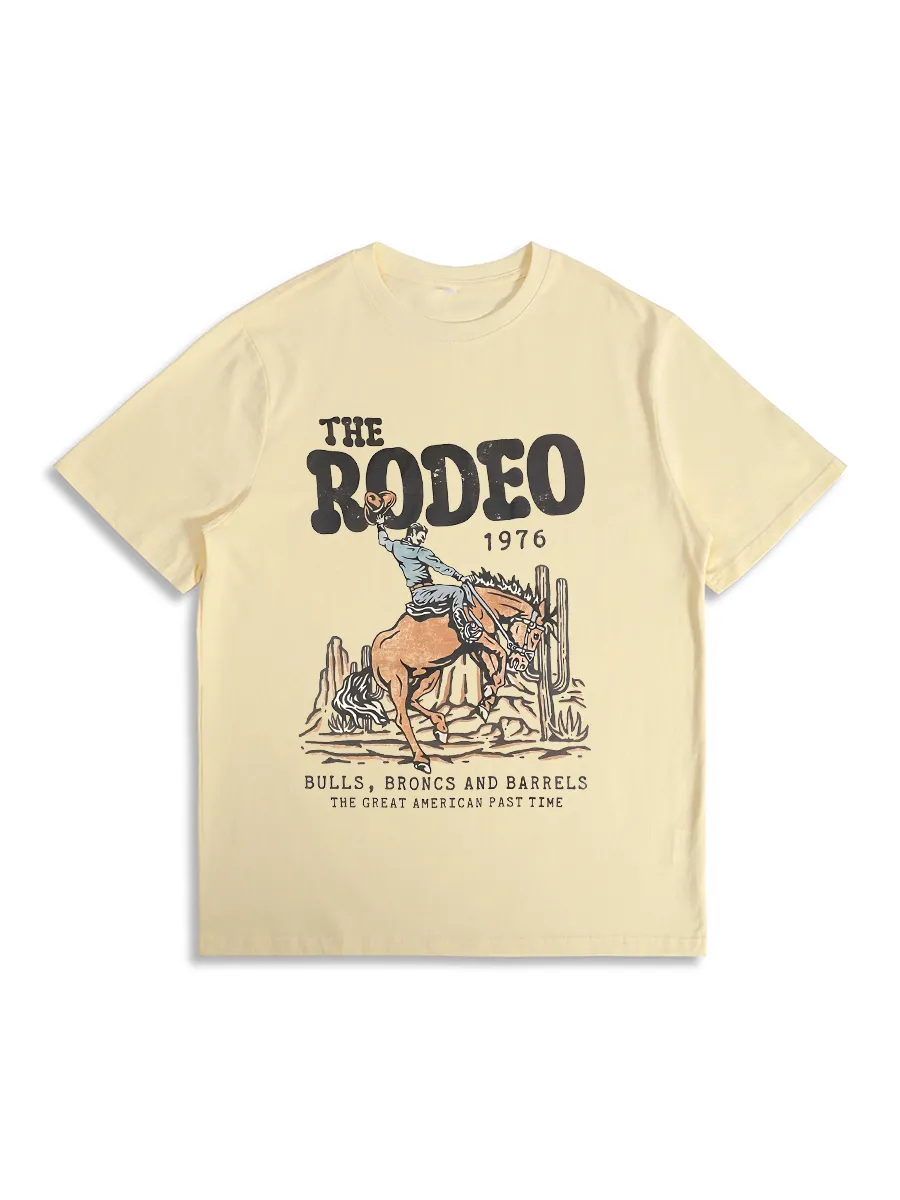 (3-piece set) Wild West Cowboy Knight Fair Match T-shirt