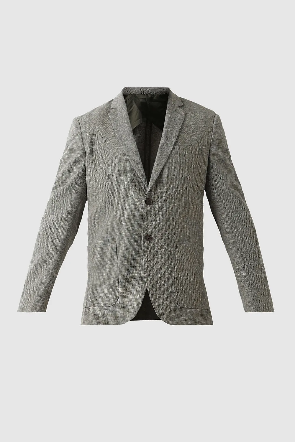 Green Linen Tailored Blazer