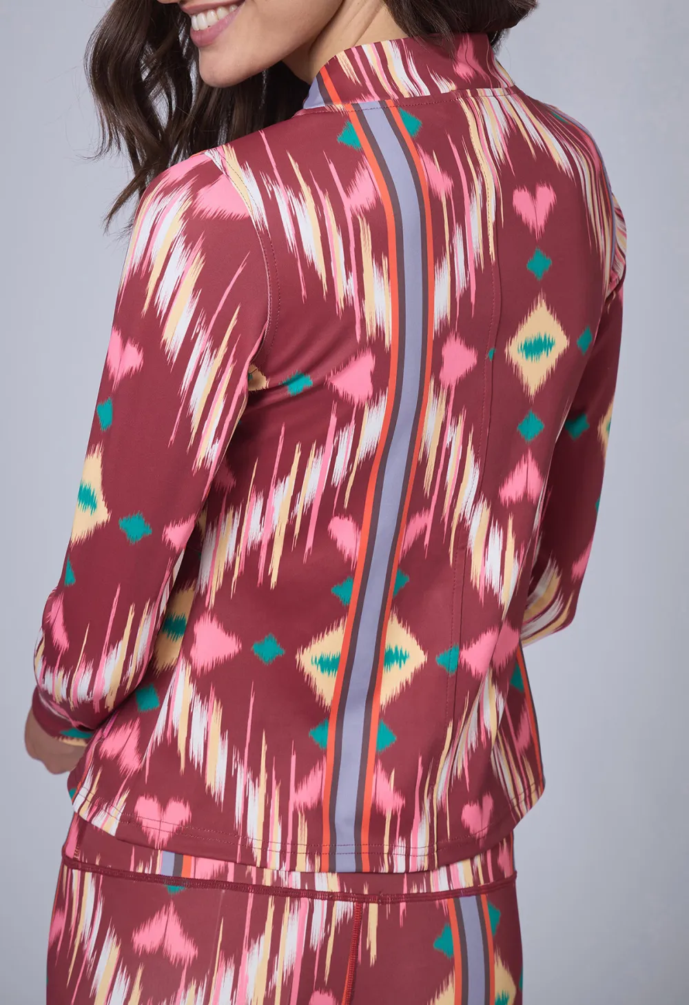 Graphic-Print Slim Fit Jacket