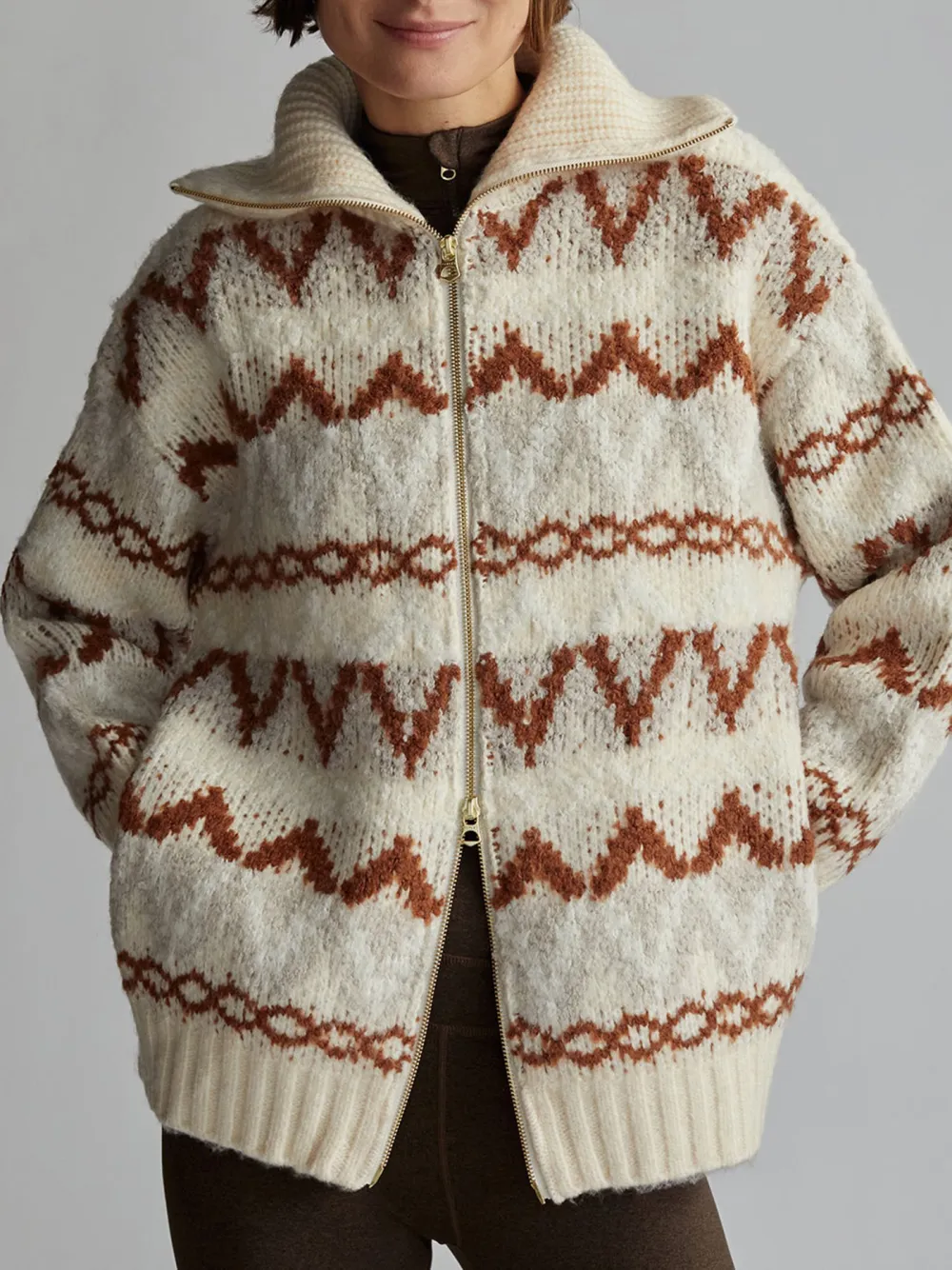 Brooke Fairisle Knit Jacket