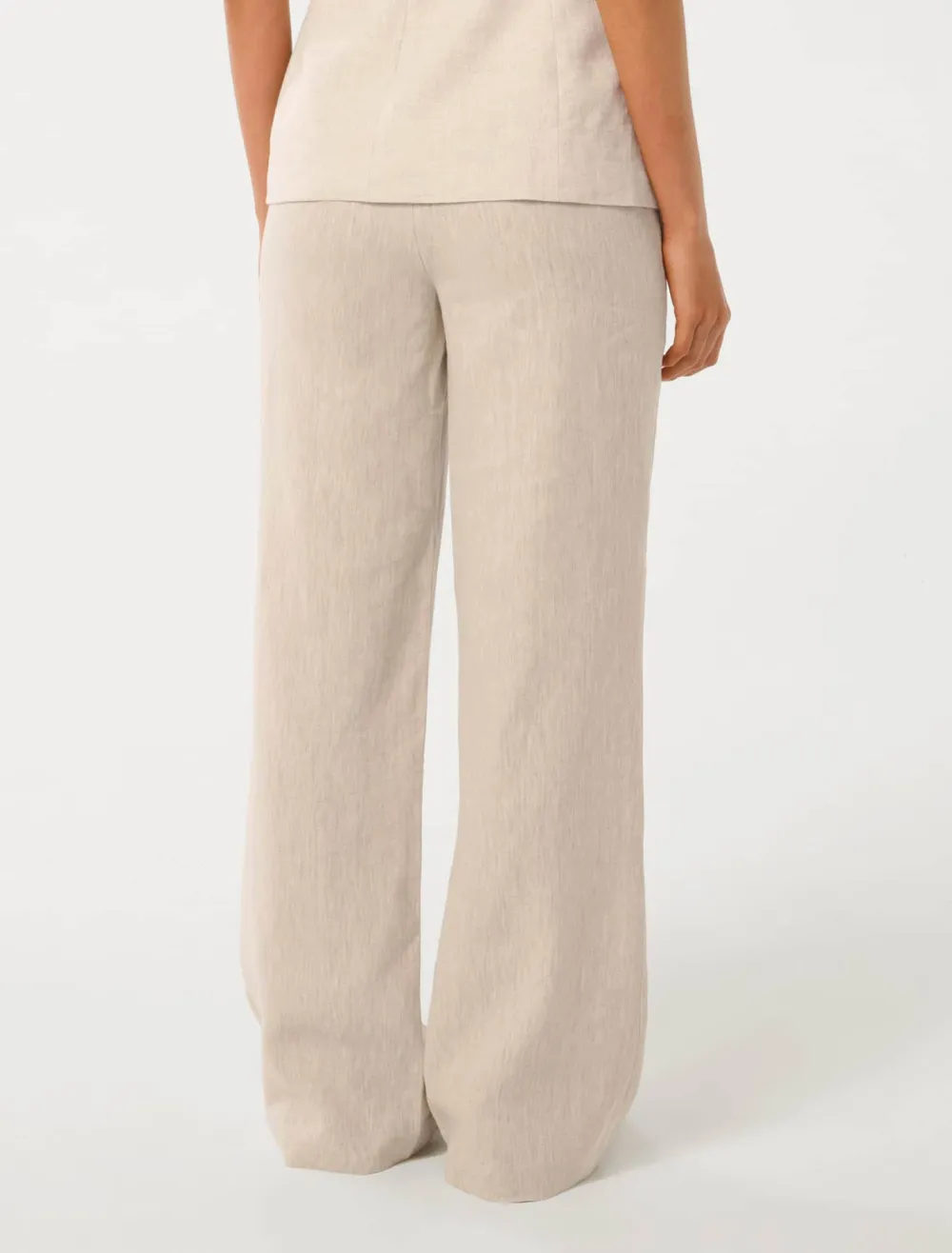 Martha Linen Wide-Leg Pants