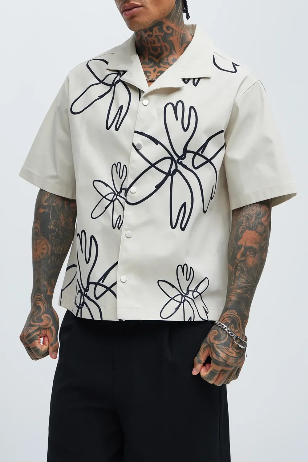 Carver Graffiti Shirt - Off White