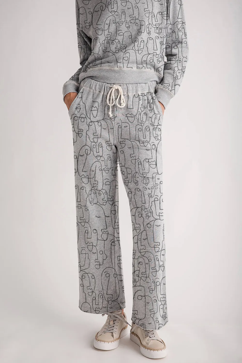 Classic Heather Grey Z Supply Huntington French Terry Sweatpants