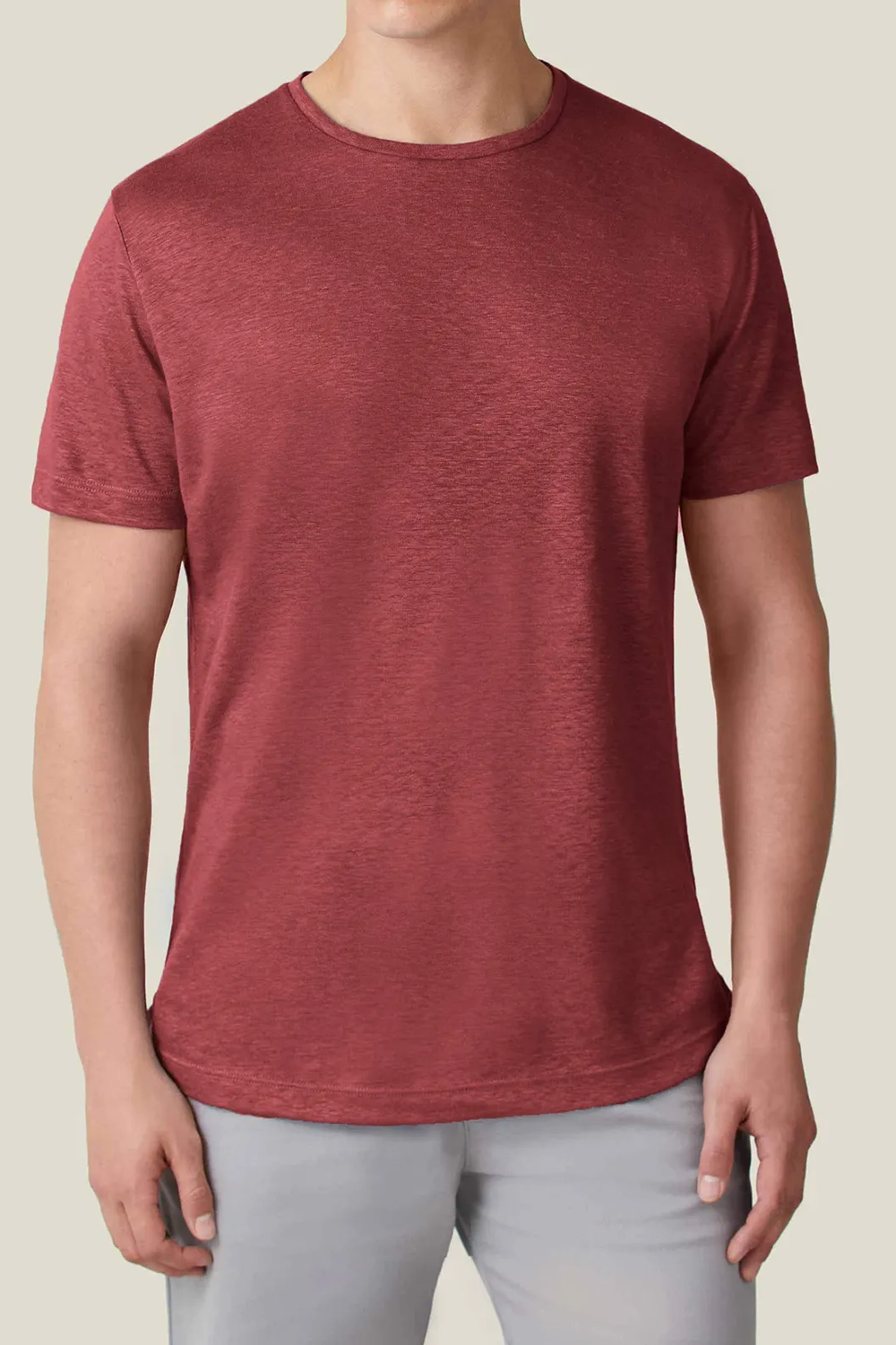 Non-Stretch Linen T-Shirt