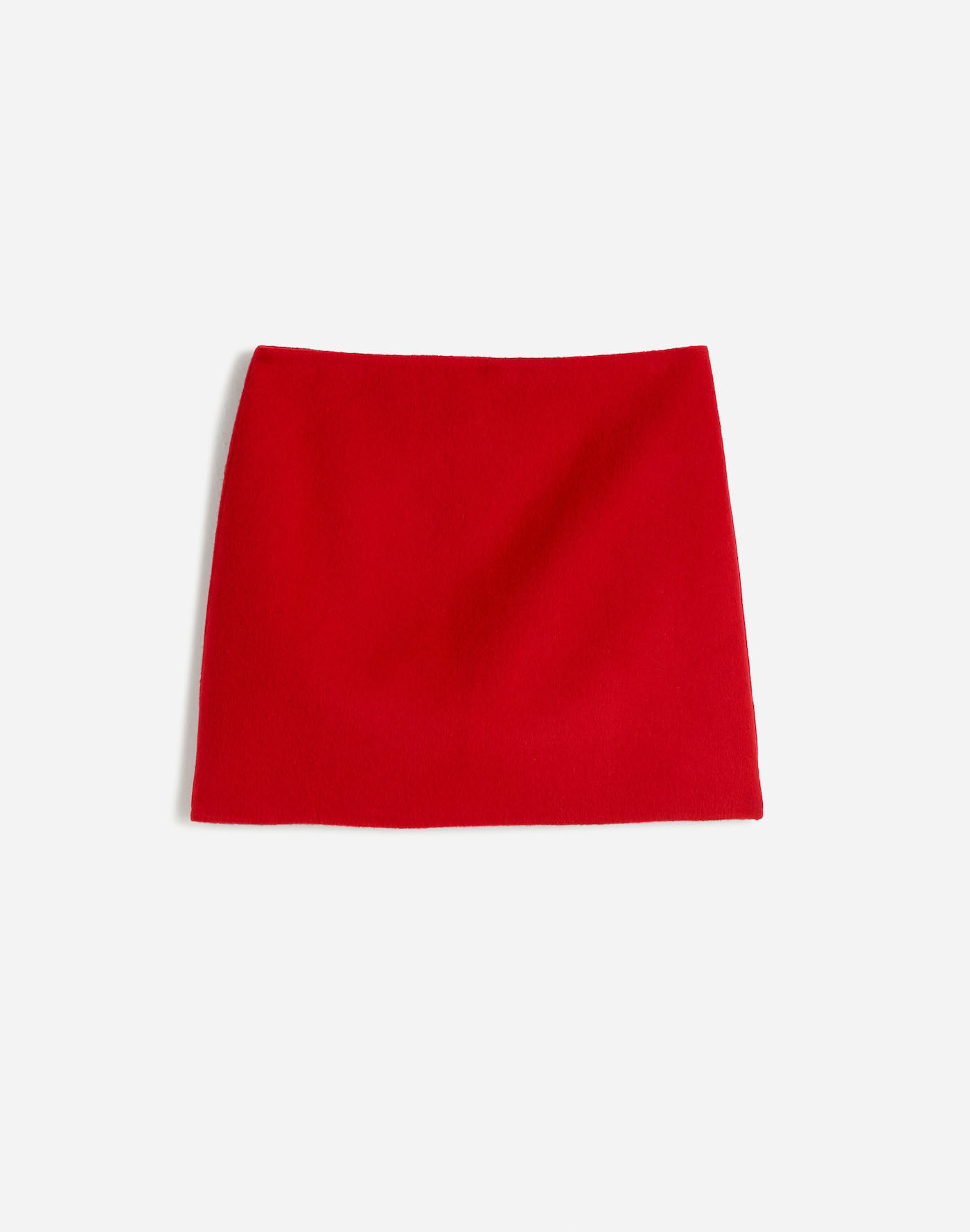 Double-Faced Mini Skirt in Wool Blend