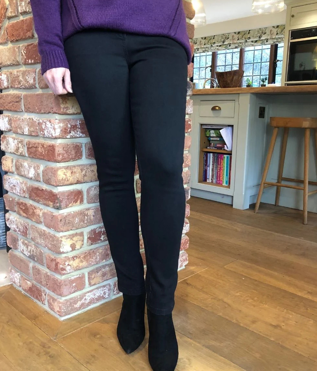 Black Stretch Slim Leg Jeans