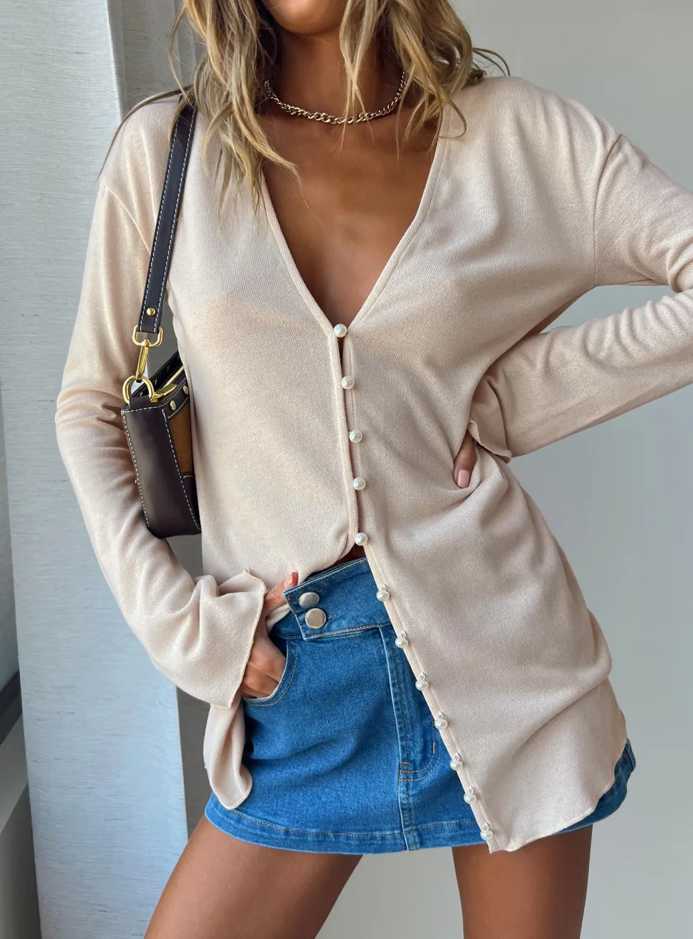 Macy Cardigan Beige