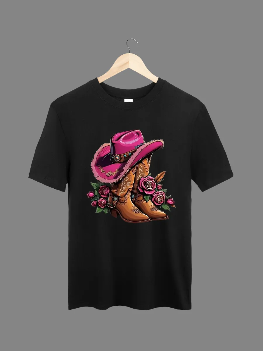 Cowboy girl boots Tee