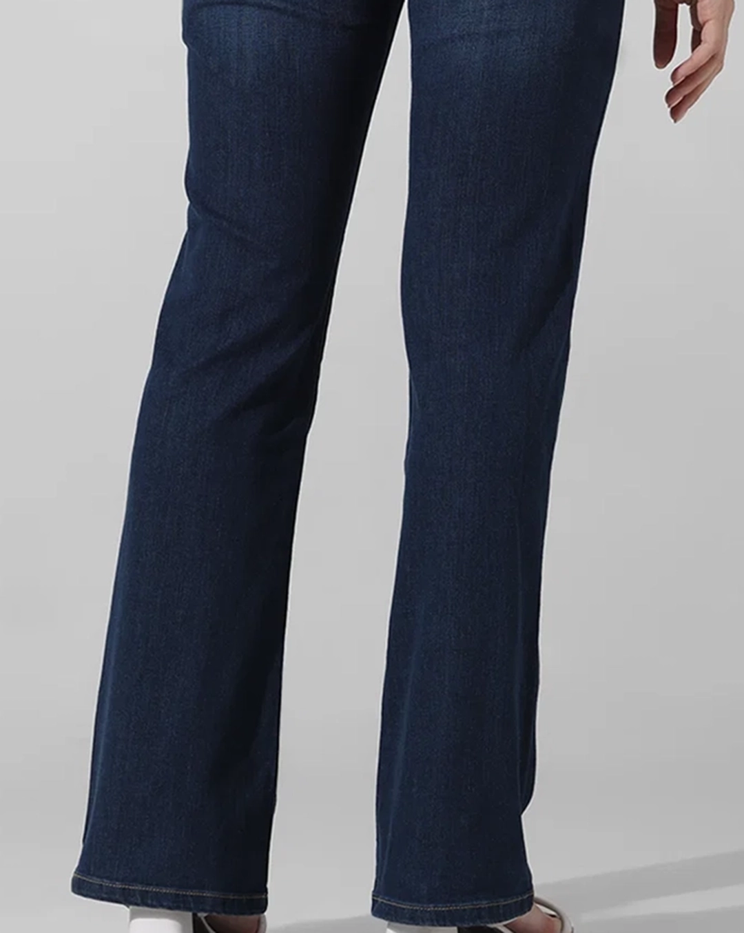 Blue Mid Rise Tulga Flared Jeans