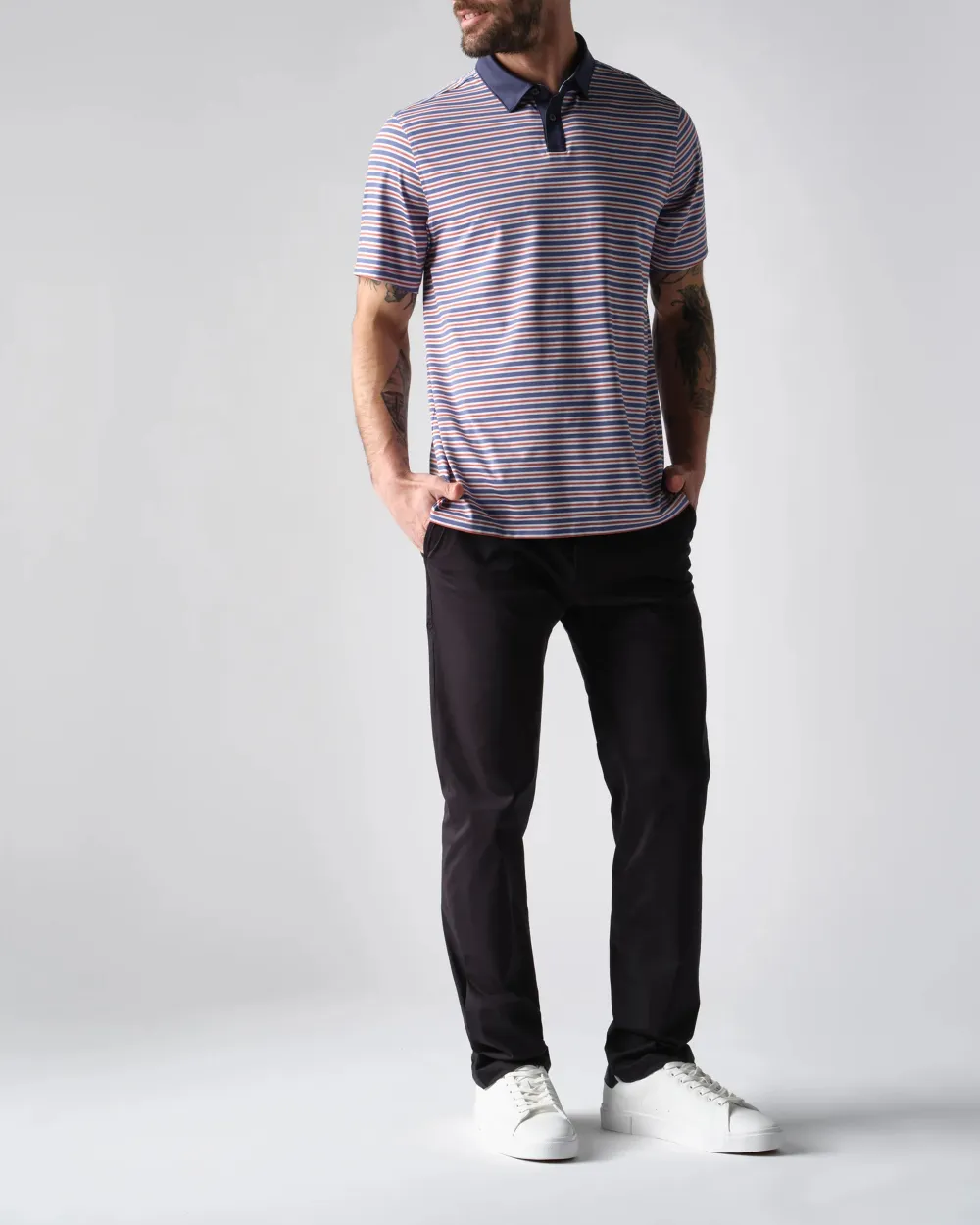 Striped Polo Short Sleeve T-shirts