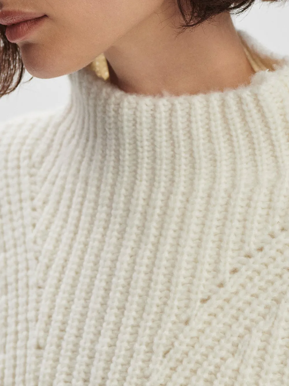 Blossom Mock Neck Sweater