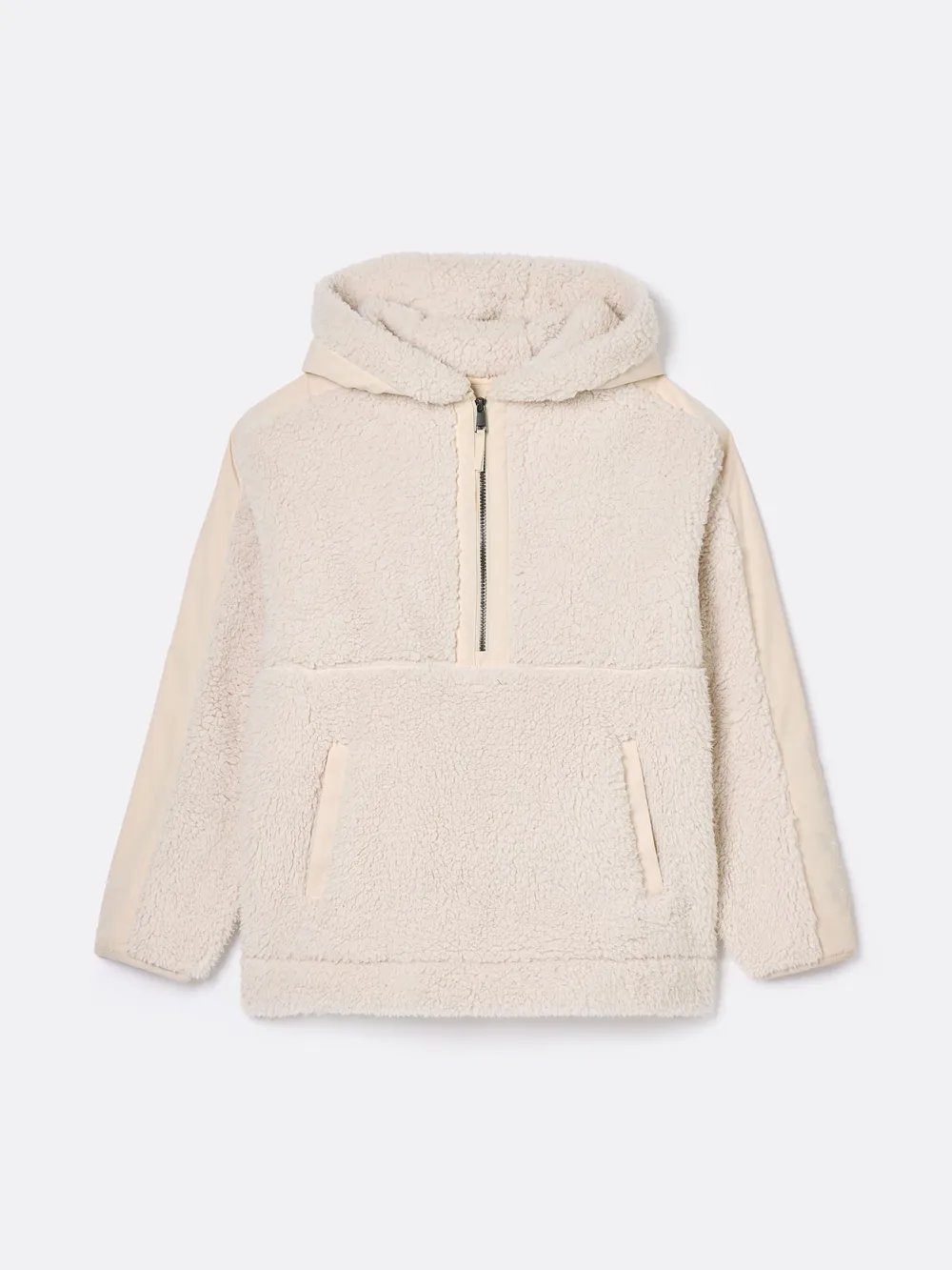 Slight Stretch Tilly Cream Hooded Fleece